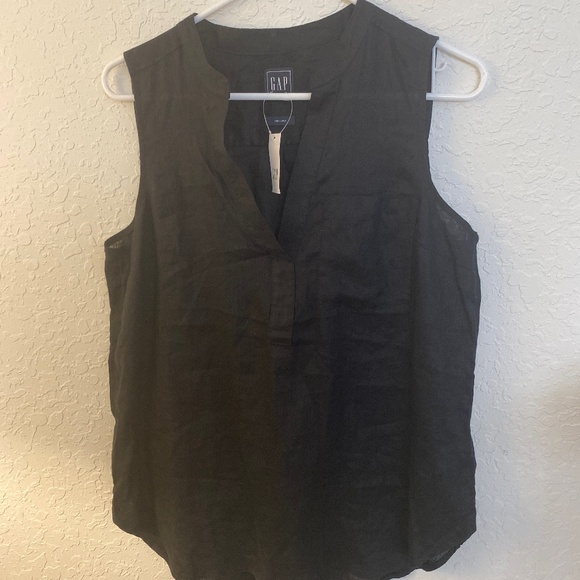 NWT GAP Linen Popover Tank S - Picture 1 of 5